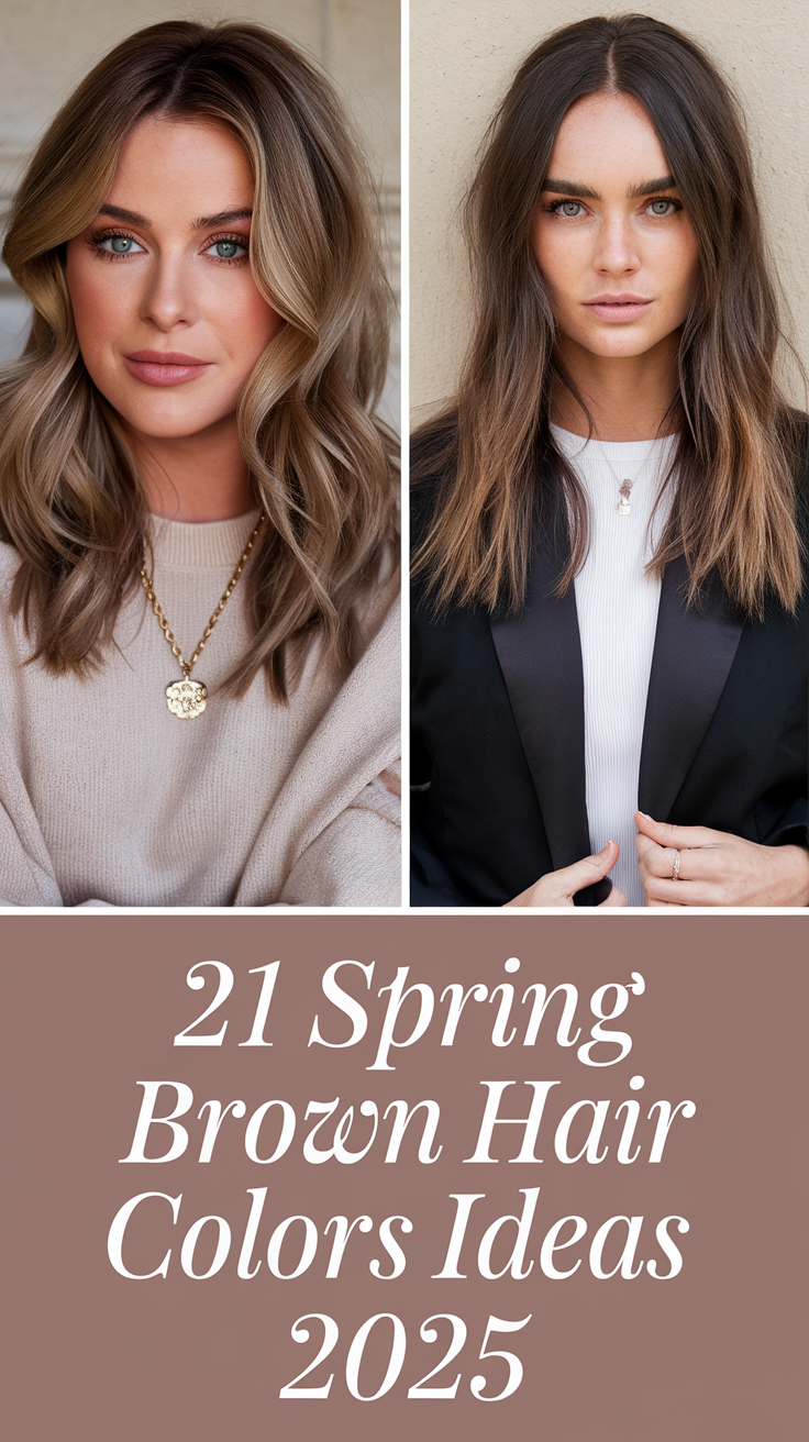 Spring Brown Hair Colors 21 Ideas 2025