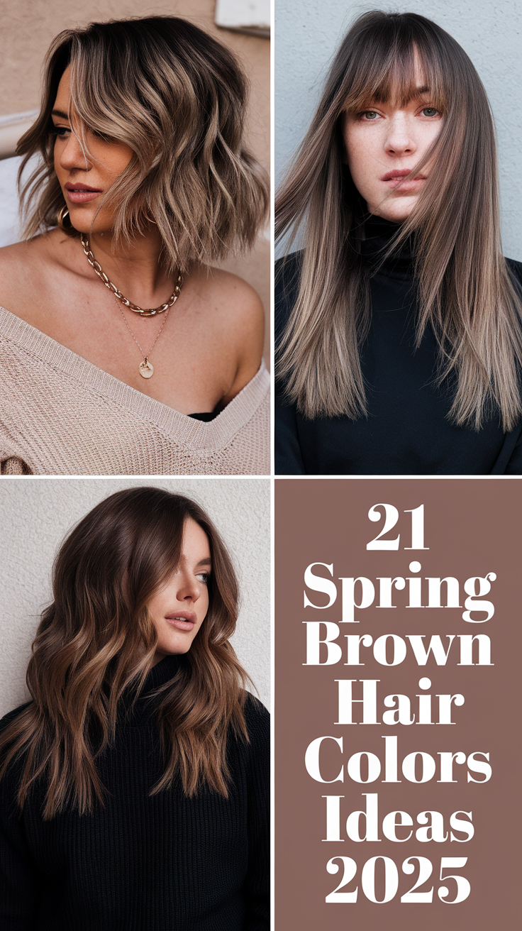 Spring Brown Hair Colors 21 Ideas 2025