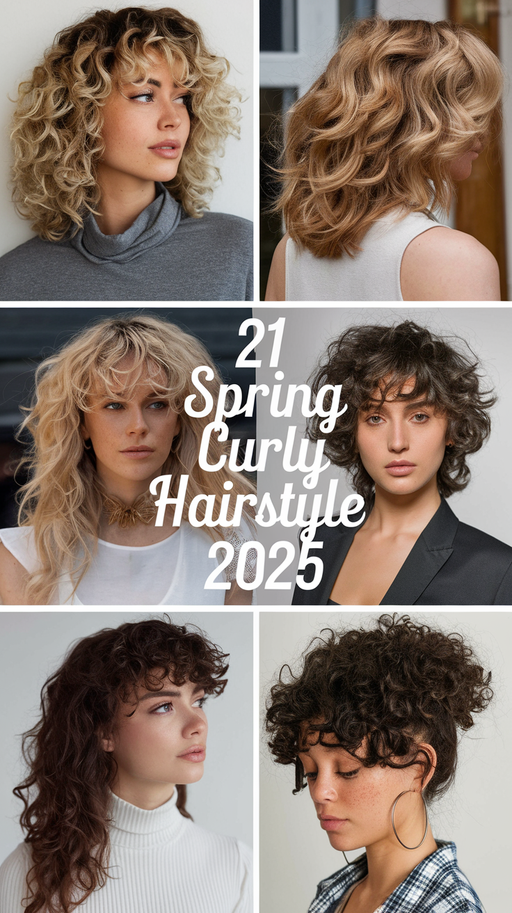 21 Inspiring Spring Curly Hairstyle Ideas for 2025