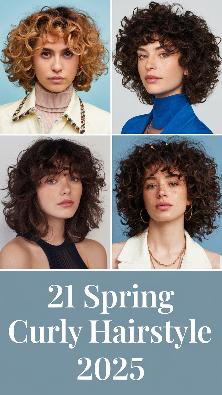 21 Inspiring Spring Curly Hairstyle Ideas for 2025