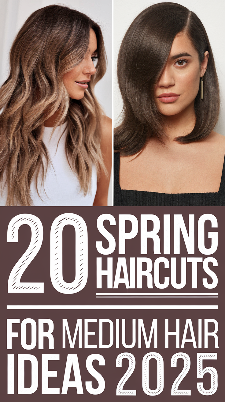 Spring Haircuts for Medium Hair 20 Ideas 2025