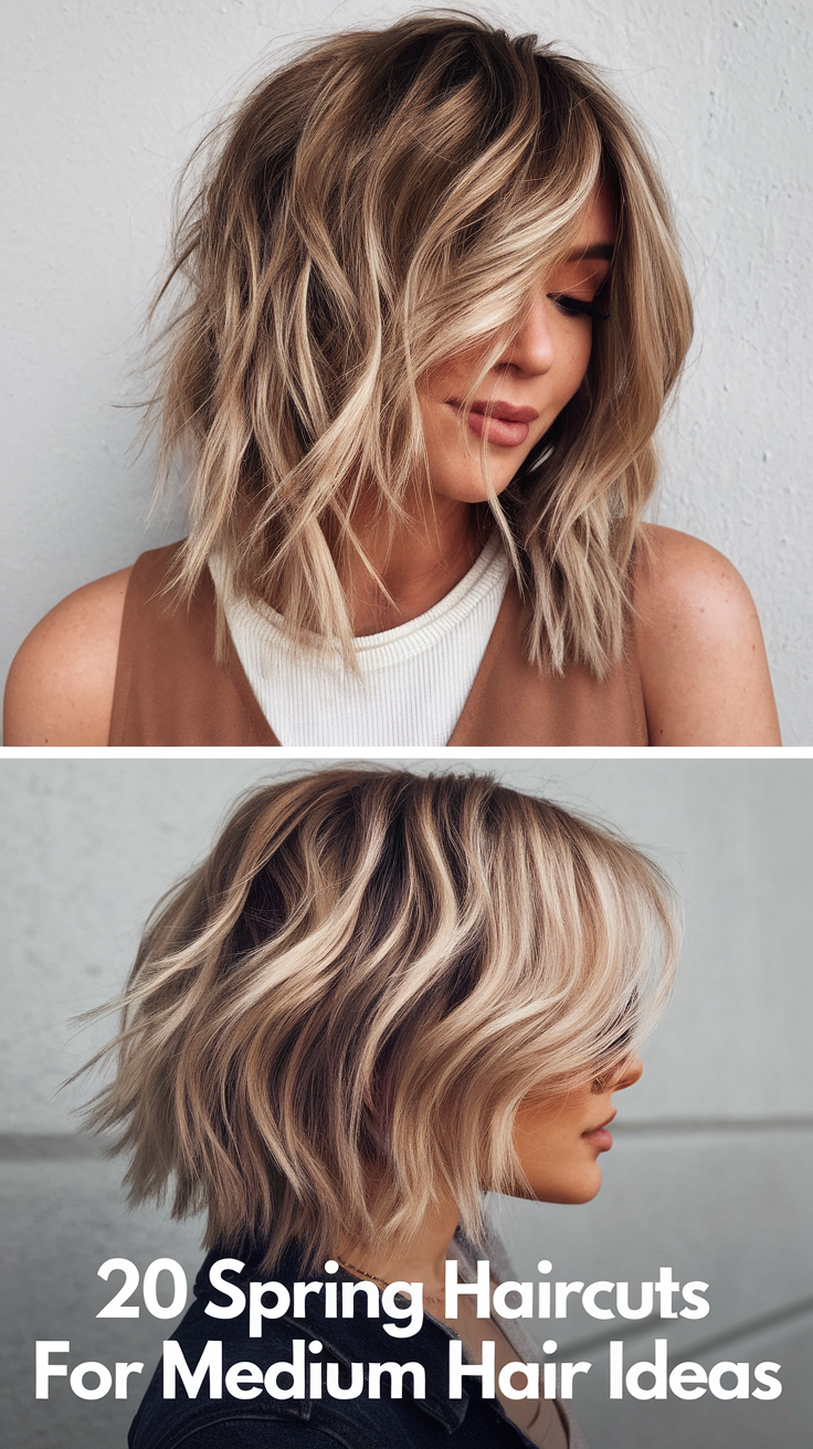 Spring Haircuts for Medium Hair 20 Ideas 2025