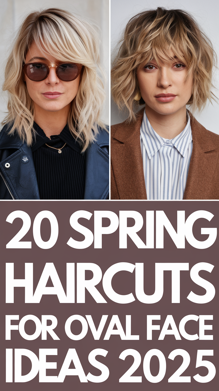 Spring Haircuts for Oval Face 20 Ideas 2025