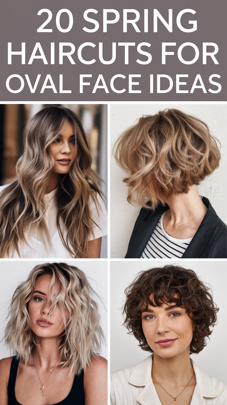 Spring Haircuts for Oval Face 20 Ideas 2025