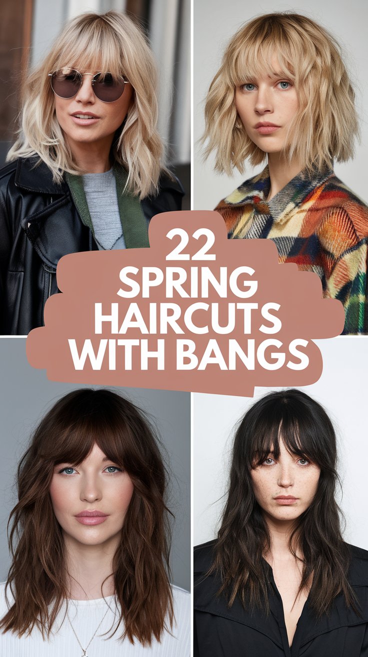 Spring Haircuts with Bangs 22 Ideas 2025