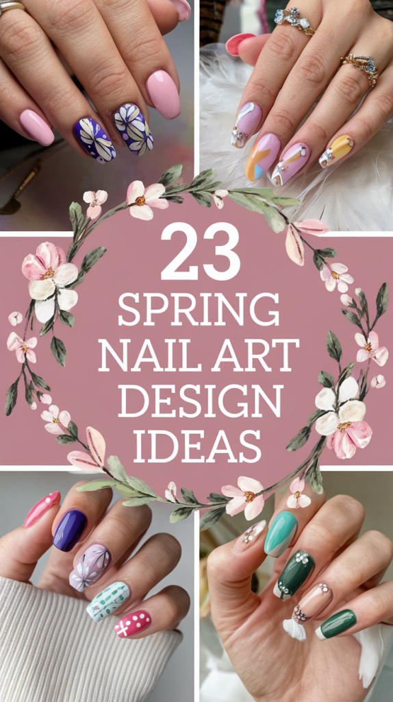 Spring Nail Art Design 23 Ideas 2025: Fresh Trends and Stunning Looks