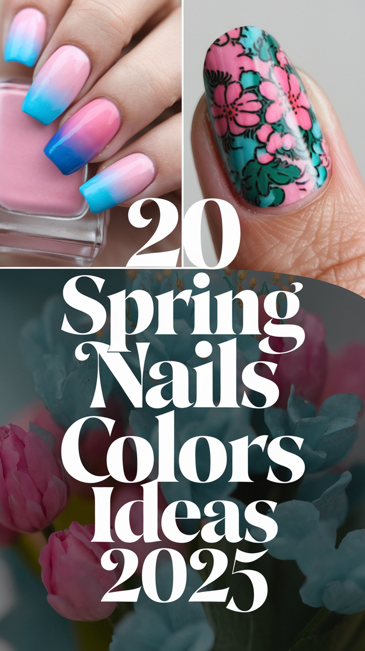 20 Stunning Spring Nails Colors Ideas 2025 – Trendy & Fresh Designs