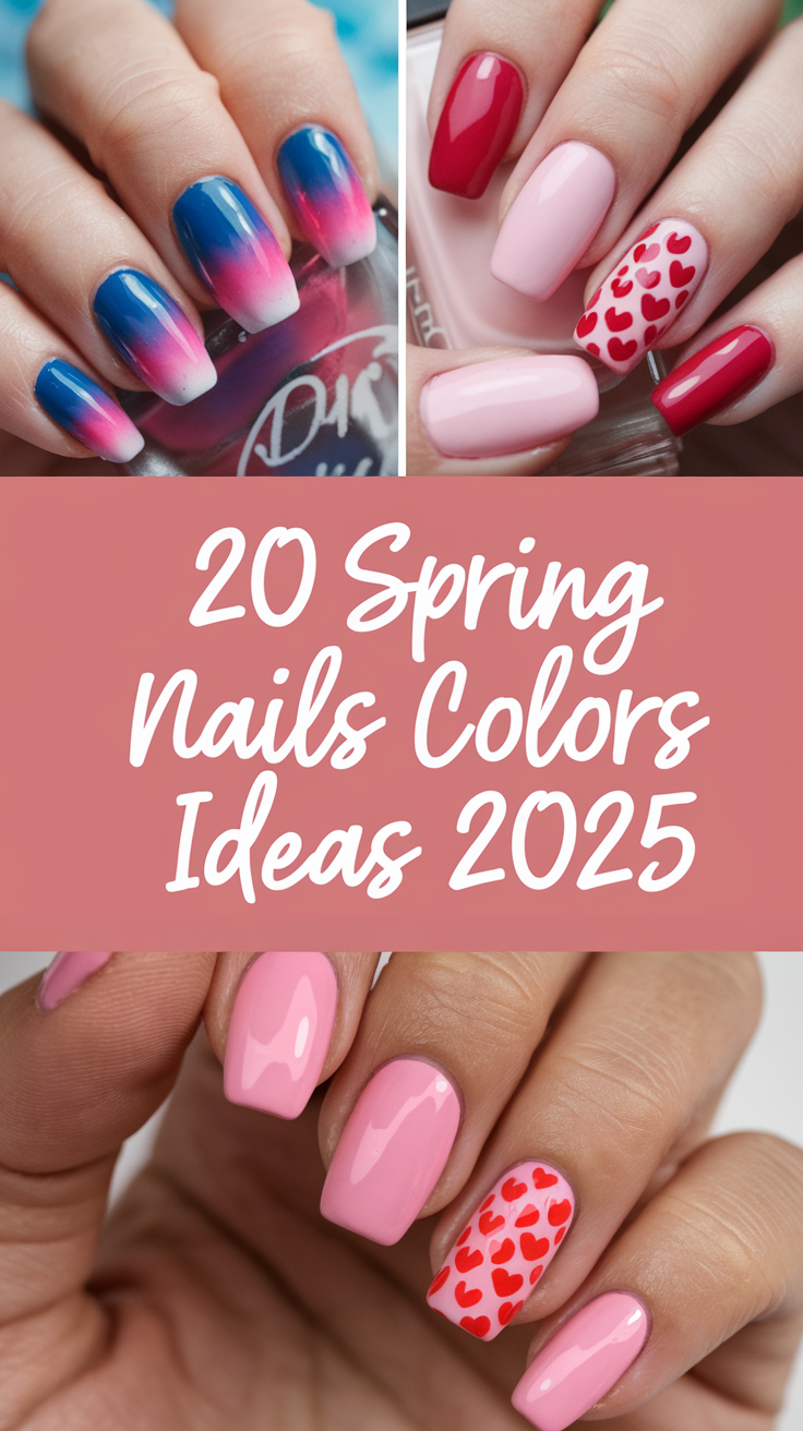 20 Stunning Spring Nails Colors Ideas 2025 – Trendy & Fresh Designs