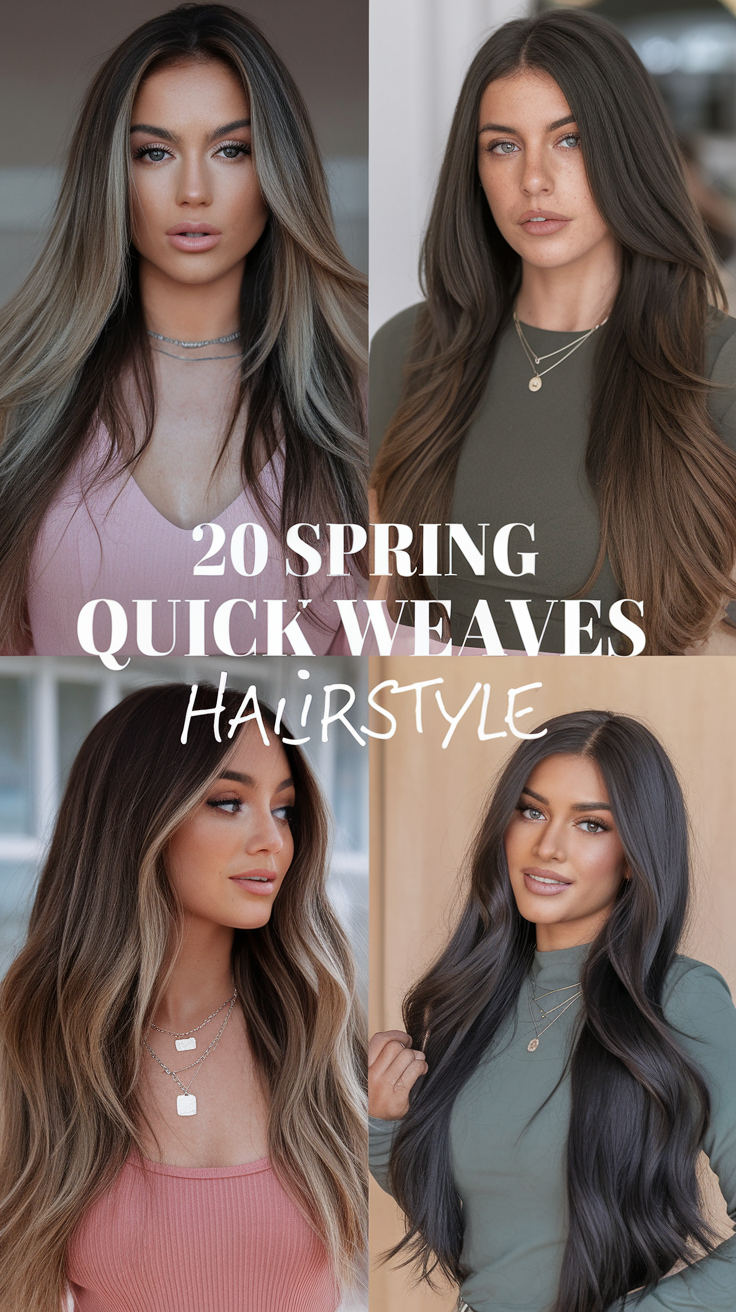 20 Ideas for Stunning Spring Quick Weaves Hairstyle Trends