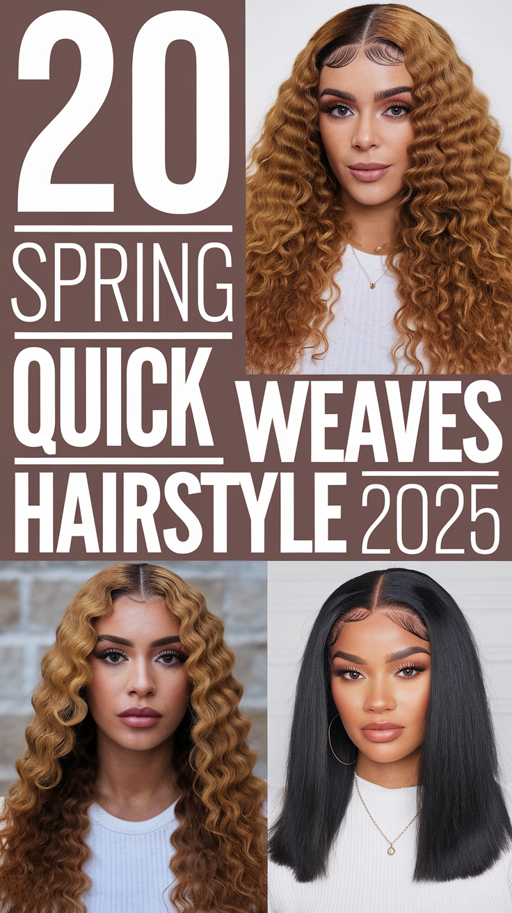 20 Ideas for Stunning Spring Quick Weaves Hairstyle Trends