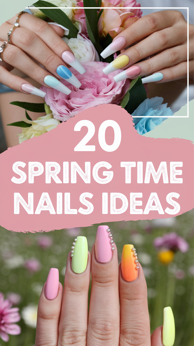 Spring Time Nails 20 Ideas 2025