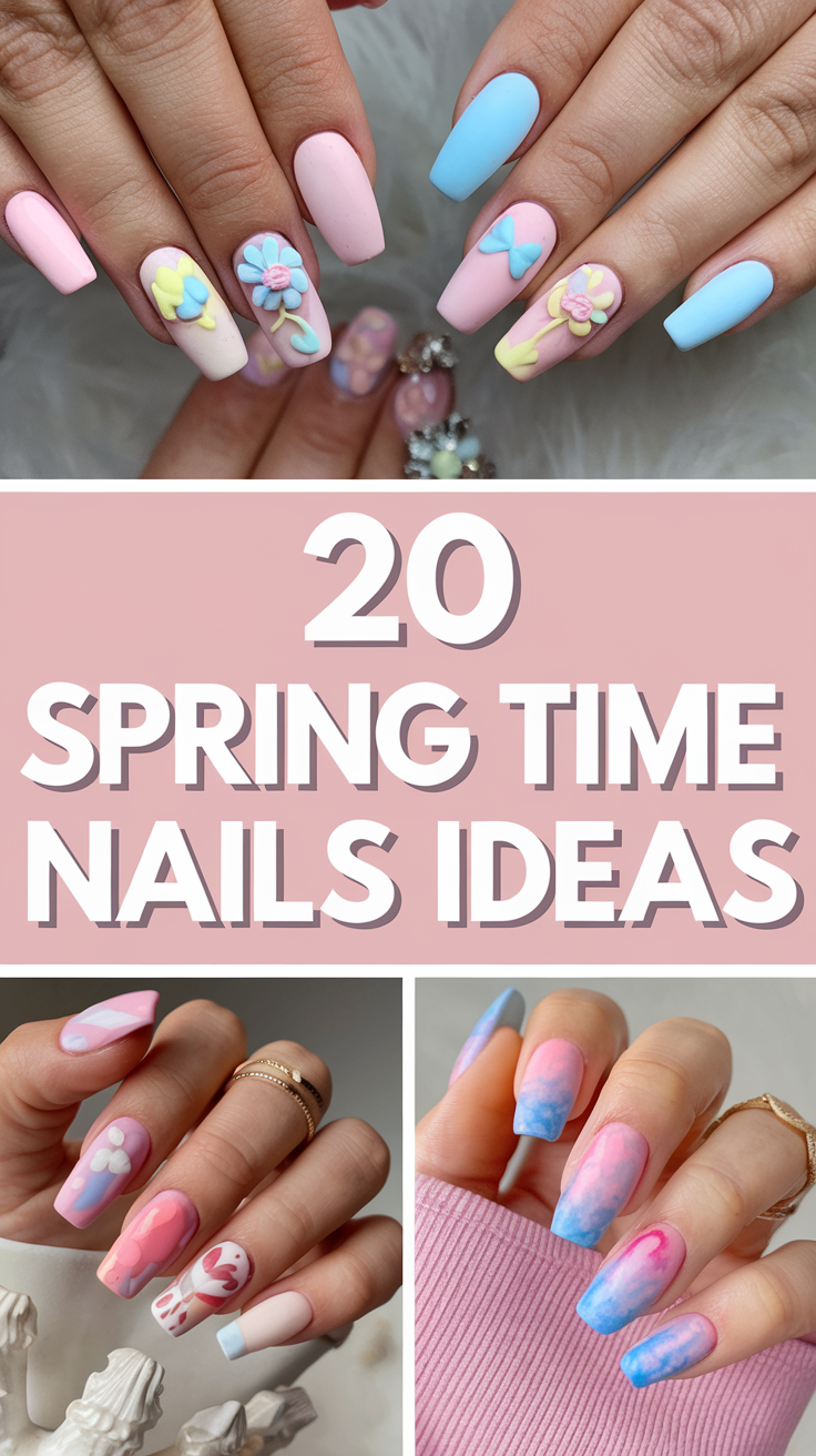 Spring Time Nails 20 Ideas 2025