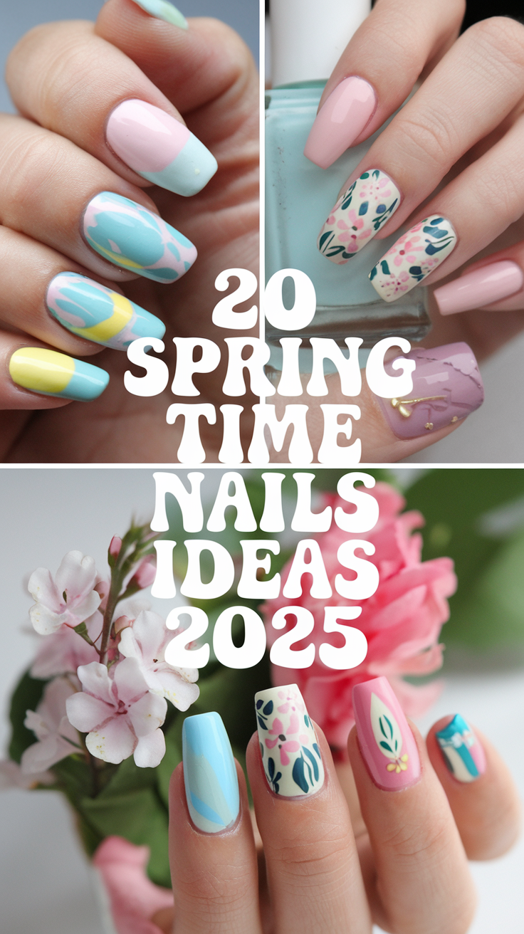 Spring Time Nails 20 Ideas 2025