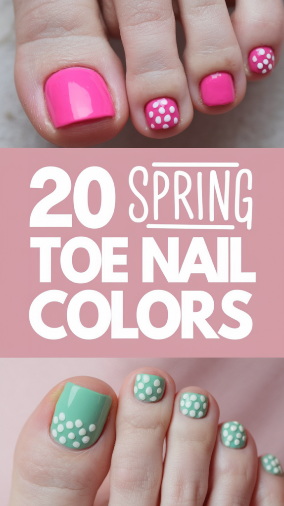 Spring Toe Nail Colors 2025: 20 Trendy Pedicure Ideas for Every Skin Tone