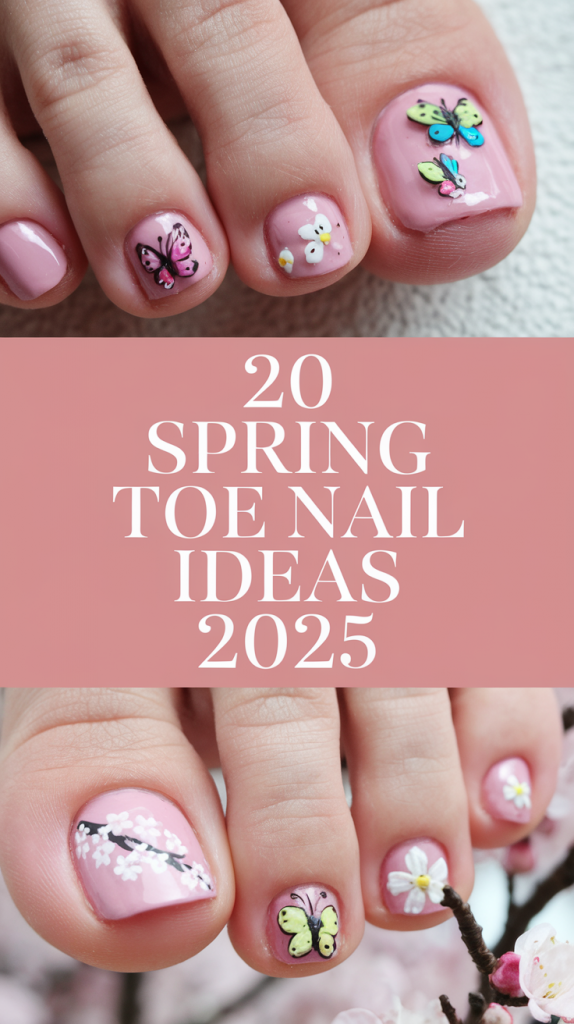 Spring Toe Nail 20 Ideas 2025: Fresh Trends for the Season