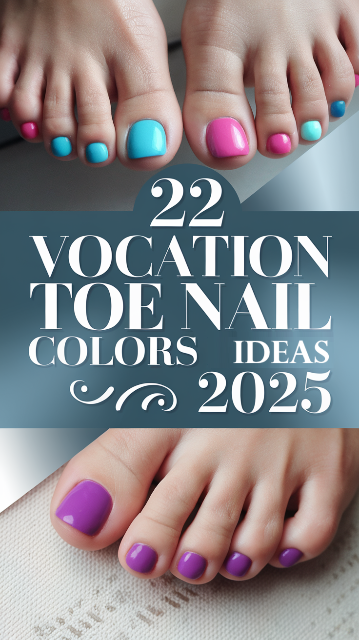 Vocation Toe Nail Colors 22 Ideas 2025: Trendy and Chic Pedicure Styles for Your Next Getaway