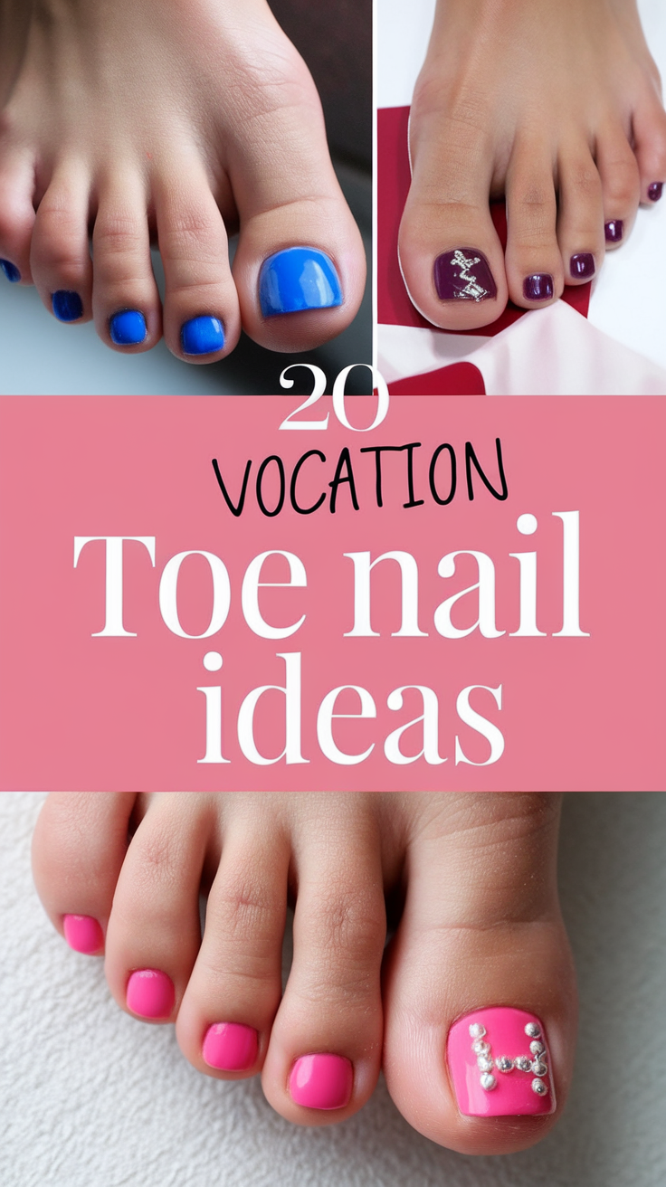 Vacation Toe Nail 20 Ideas 2025: Trendy and Chic Pedicure Designs for Your Getaway