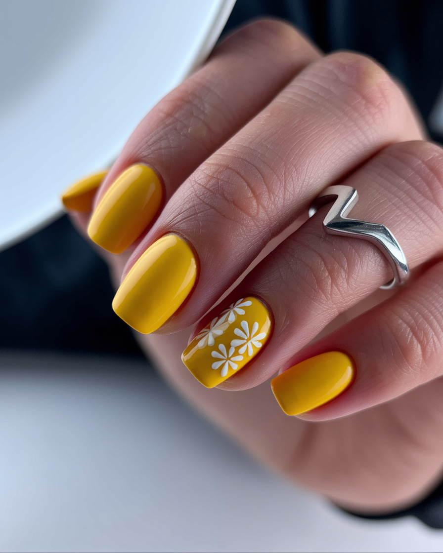 Yellow Spring Nails: 20 Bright and Trendy Ideas for 2025