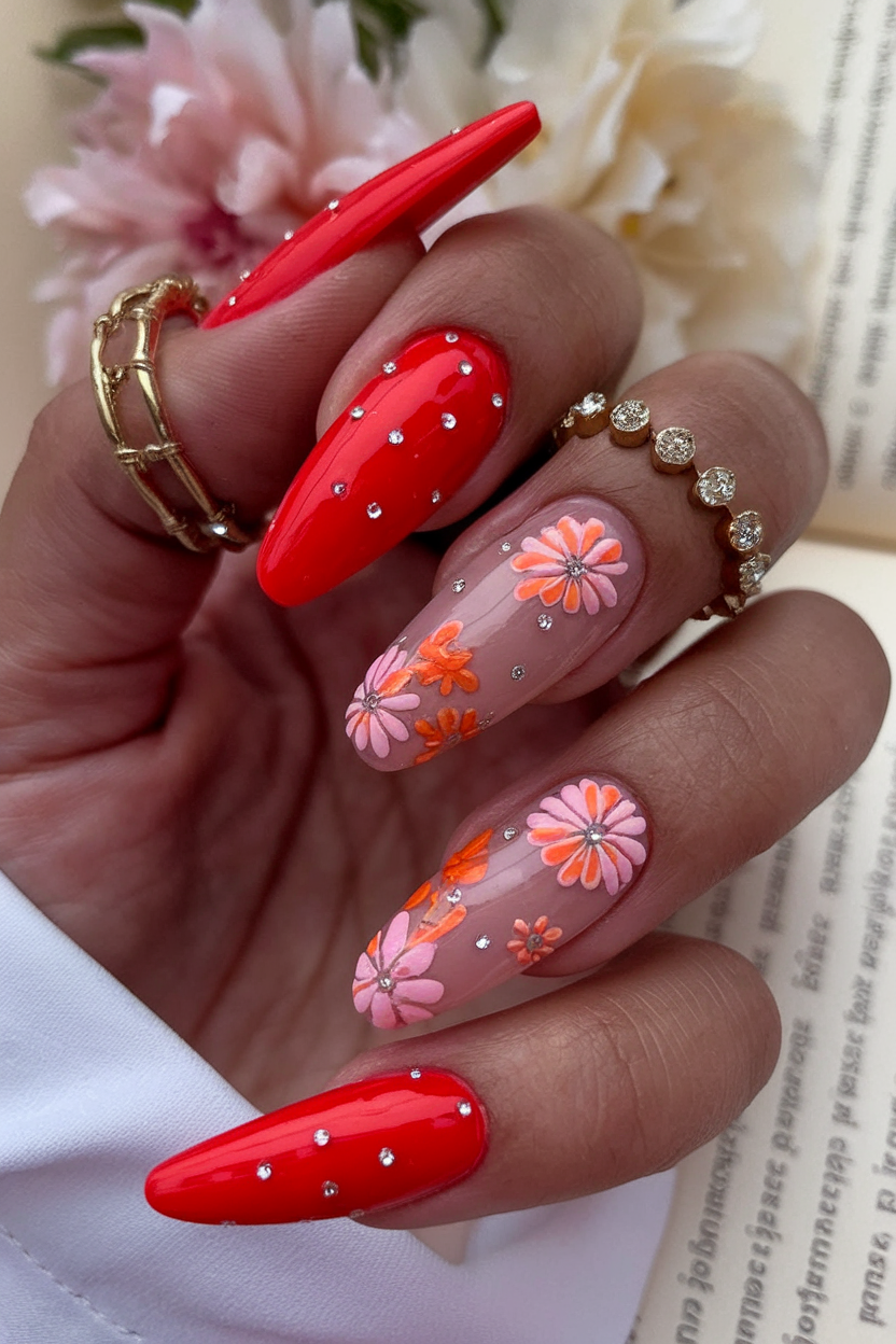 Spring Floral Nails 20 Ideas 2025
