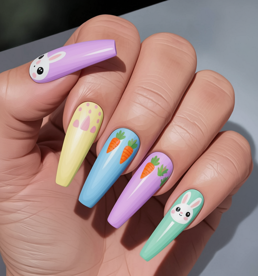 20 Cute Easter Nail Art Ideas 2025 – Trendy & Festive Designs for Spring