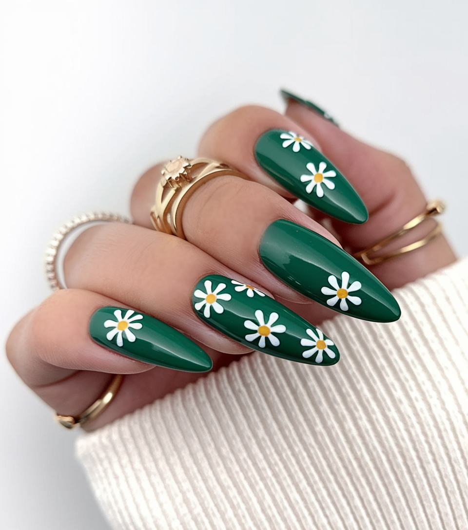 Green Spring Nails: 21 Fresh Ideas for 2025