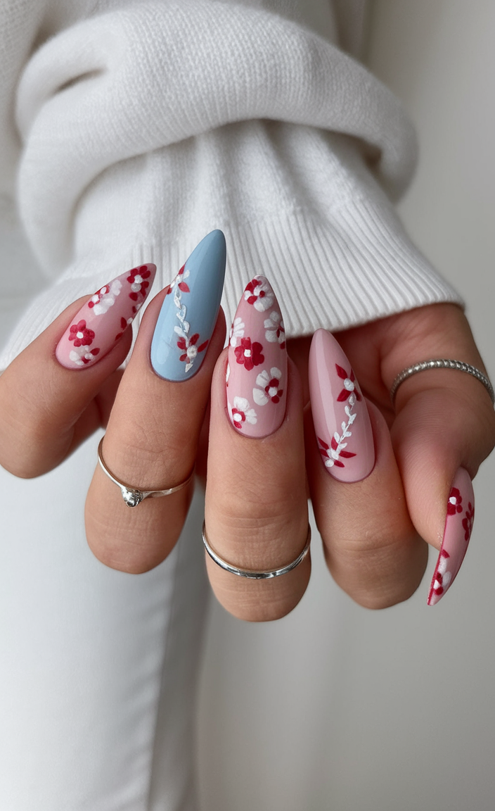 Spring Floral Nails 20 Ideas 2025