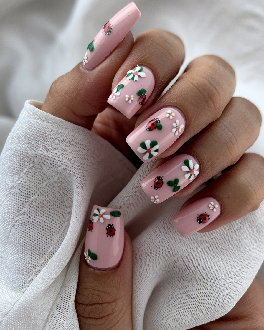 Spring Floral Nails 20 Ideas 2025
