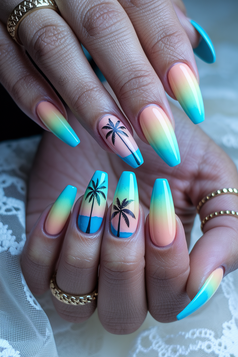 Vacation Nails 21 Ideas 2025: Trendy Manicures for Your Next Getaway