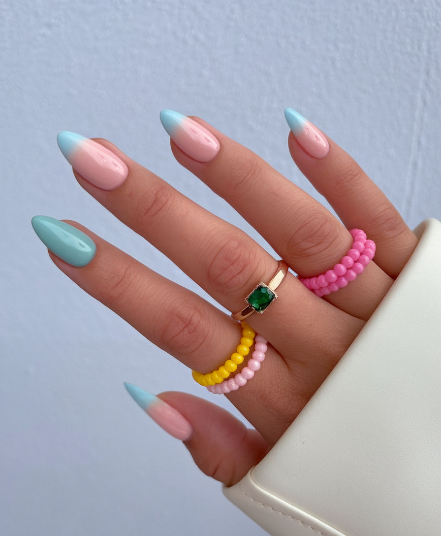 20 Stunning April Nails Color Ideas 2025 – Trendy French, Solid & Colorful Styles