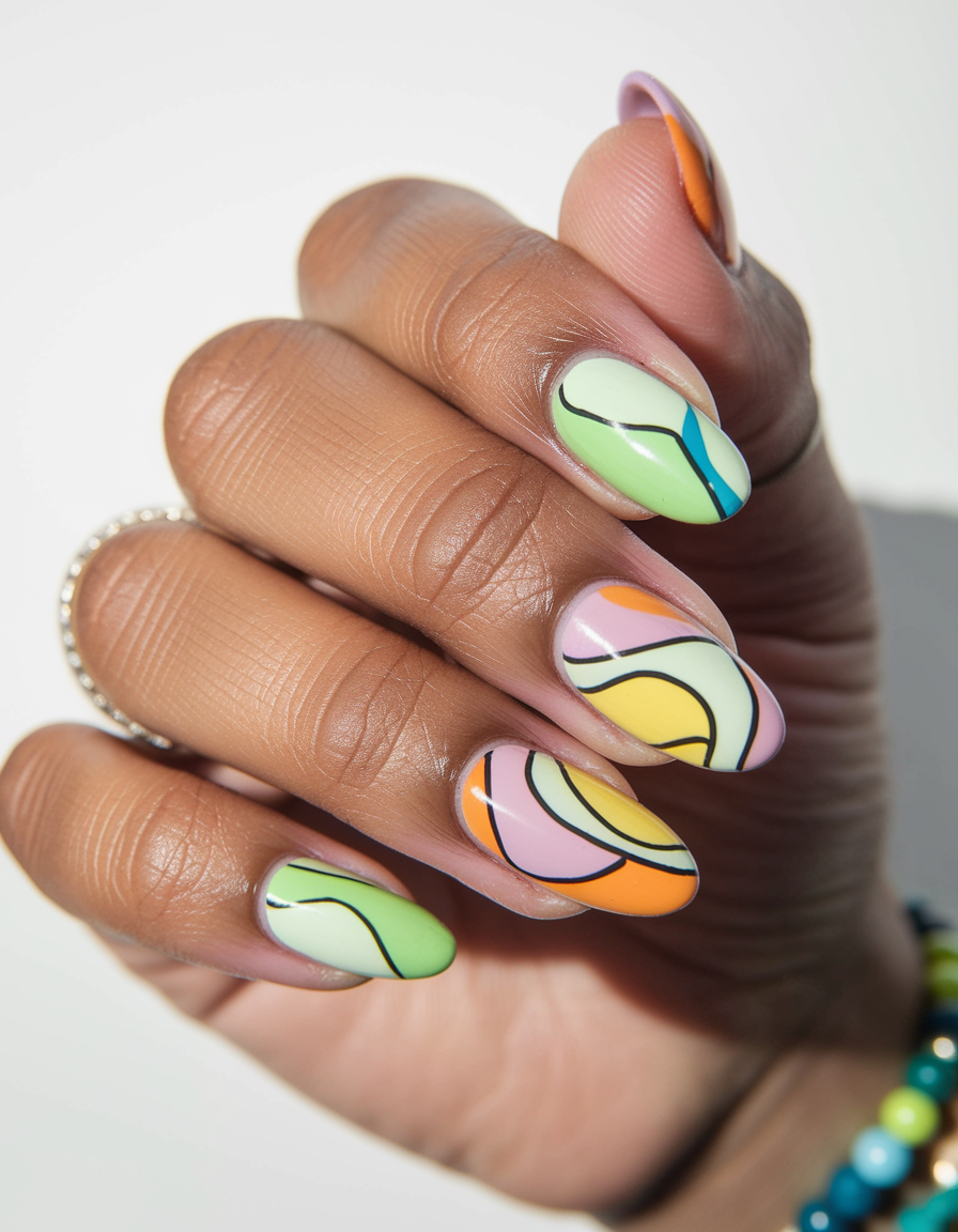 20 Best April Nails Design Ideas 2025 – Cute Almond, Square & Short Spring Styles