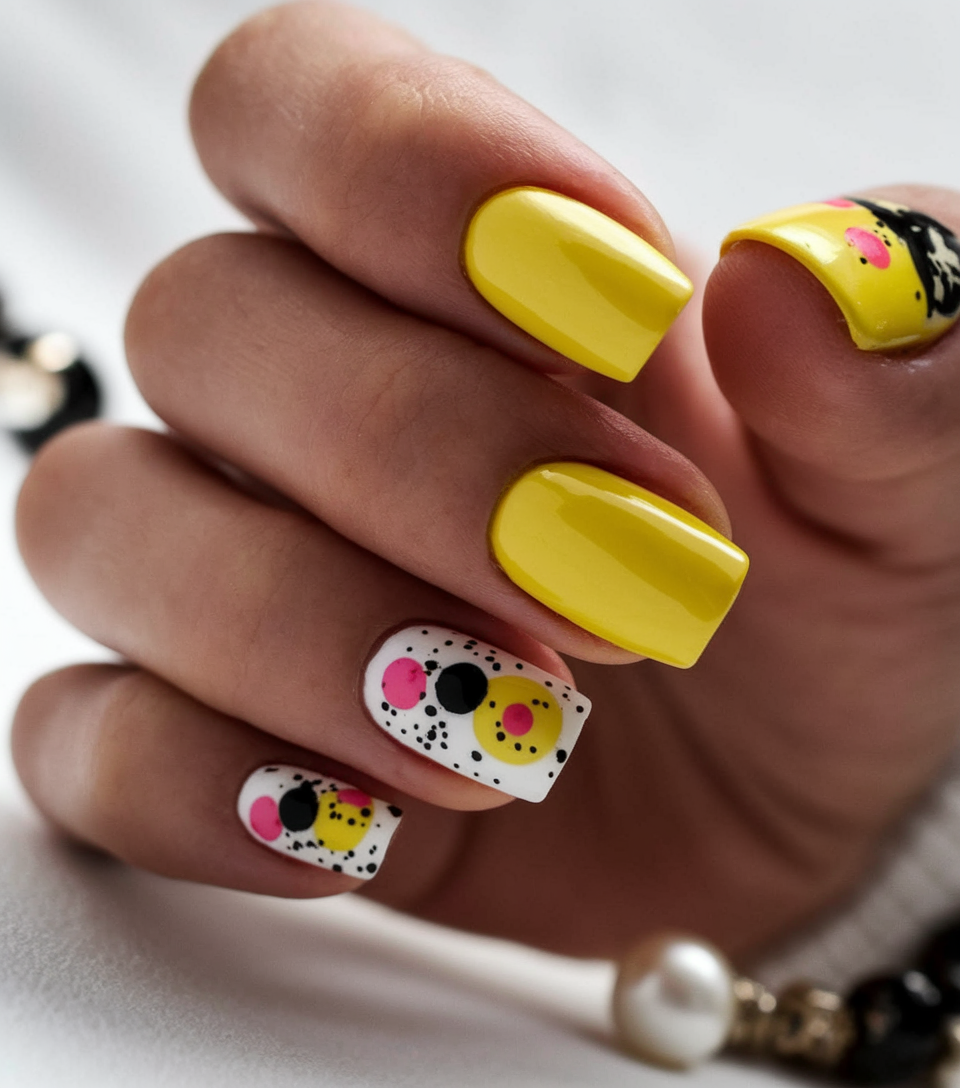 Yellow Spring Nails: 20 Bright and Trendy Ideas for 2025