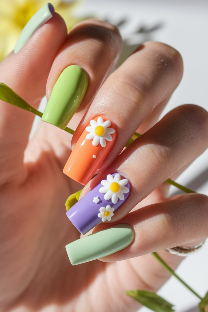 Spring Floral Nails 20 Ideas 2025