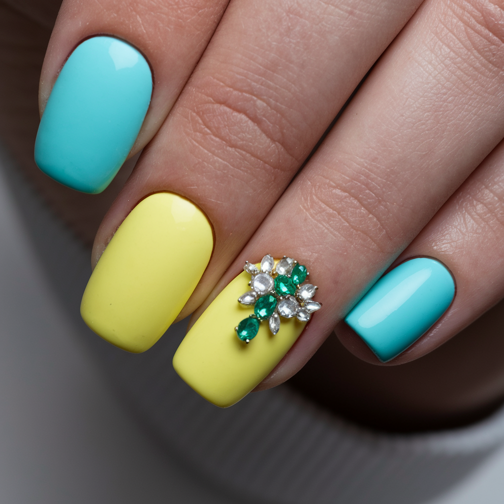 20 Best April Nails Design Ideas 2025 – Cute Almond, Square & Short Spring Styles