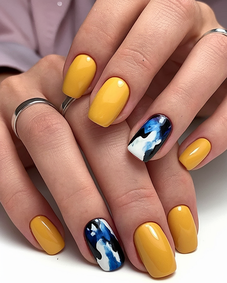 Yellow Spring Nails: 20 Bright and Trendy Ideas for 2025