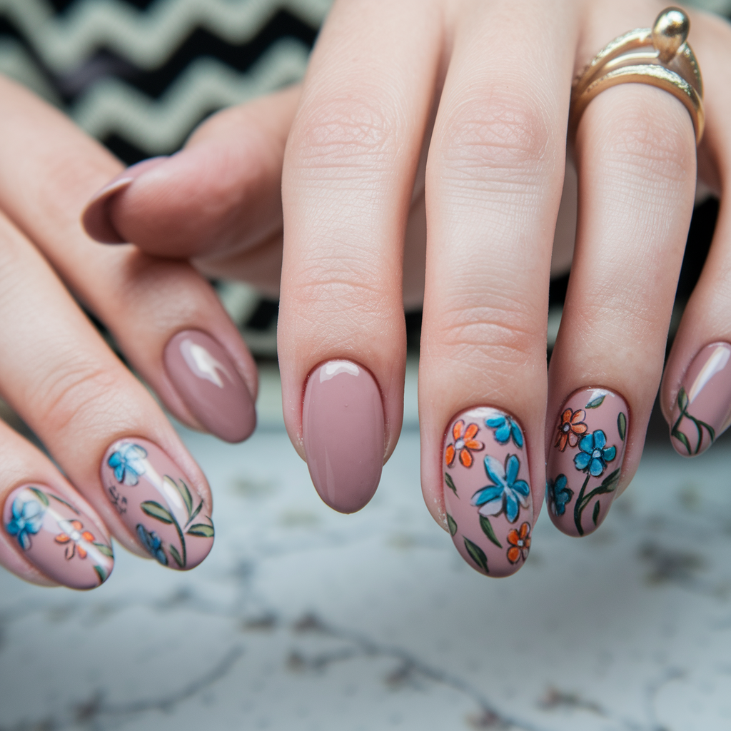 Spring Floral Nails 20 Ideas 2025