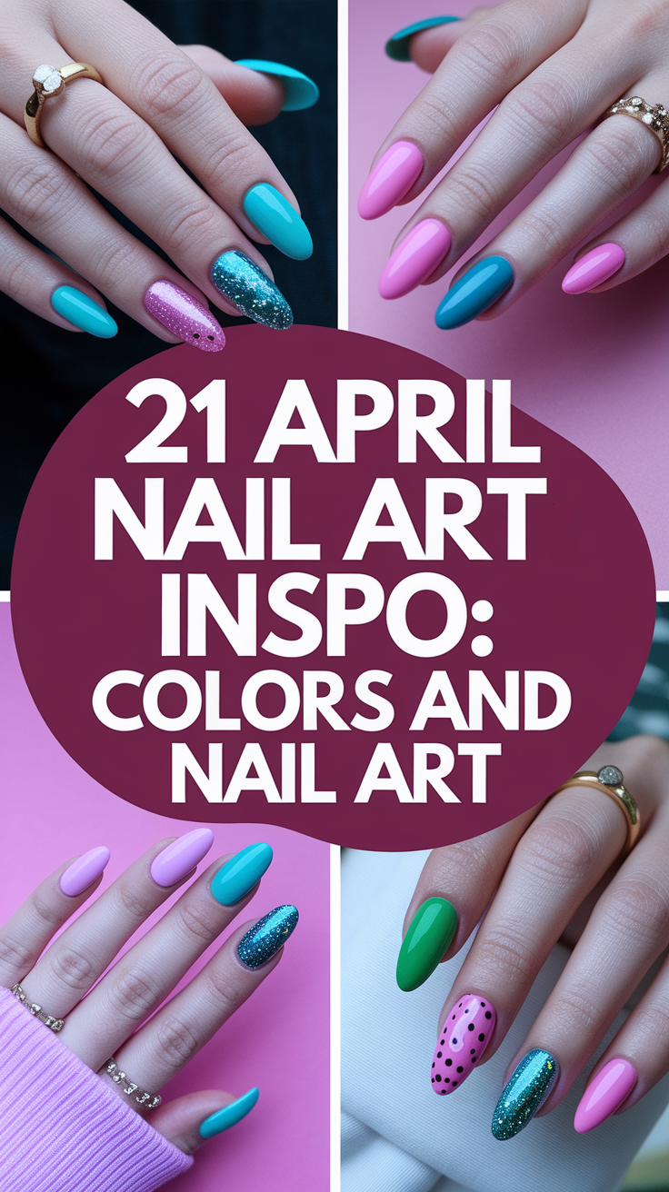 April Nail Art Inspo: Trendy Colors and Nail Art 2025 – 21 Ideas Fresh Spring Designs