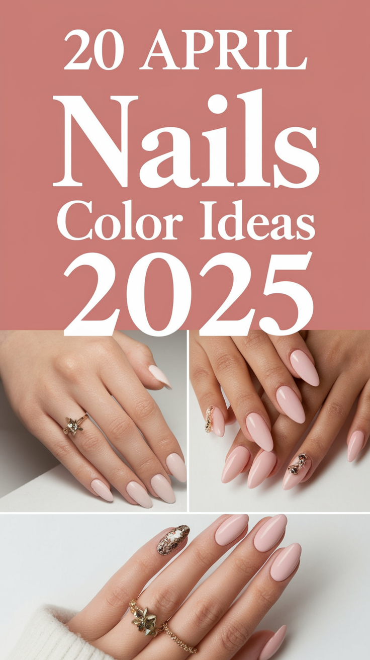 20 Stunning April Nails Color Ideas 2025 – Trendy French, Solid & Colorful Styles