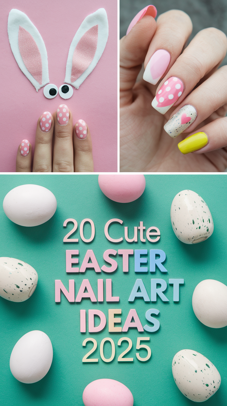 20 Cute Easter Nail Art Ideas 2025 – Trendy & Festive Designs for Spring