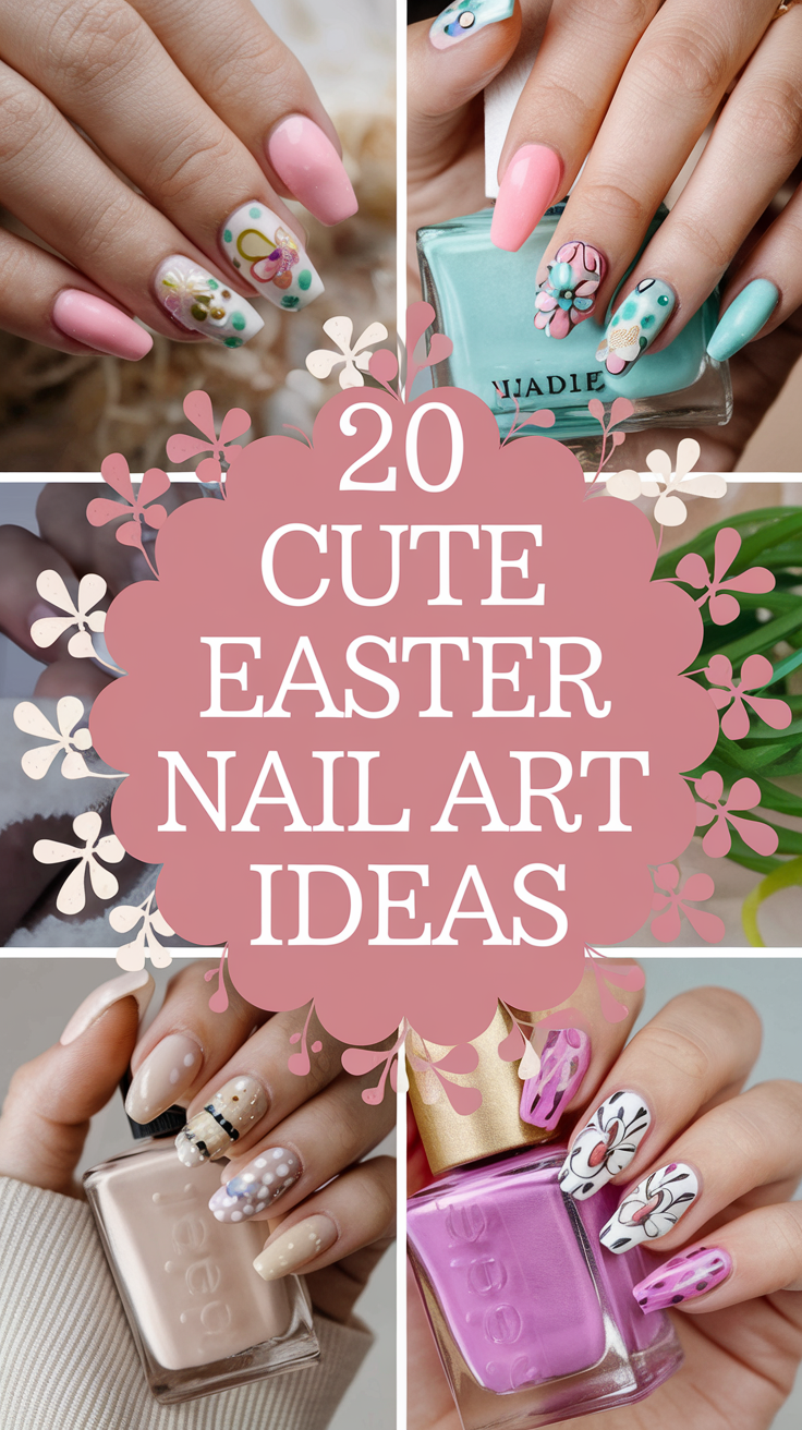 20 Cute Easter Nail Art Ideas 2025 – Trendy & Festive Designs for Spring