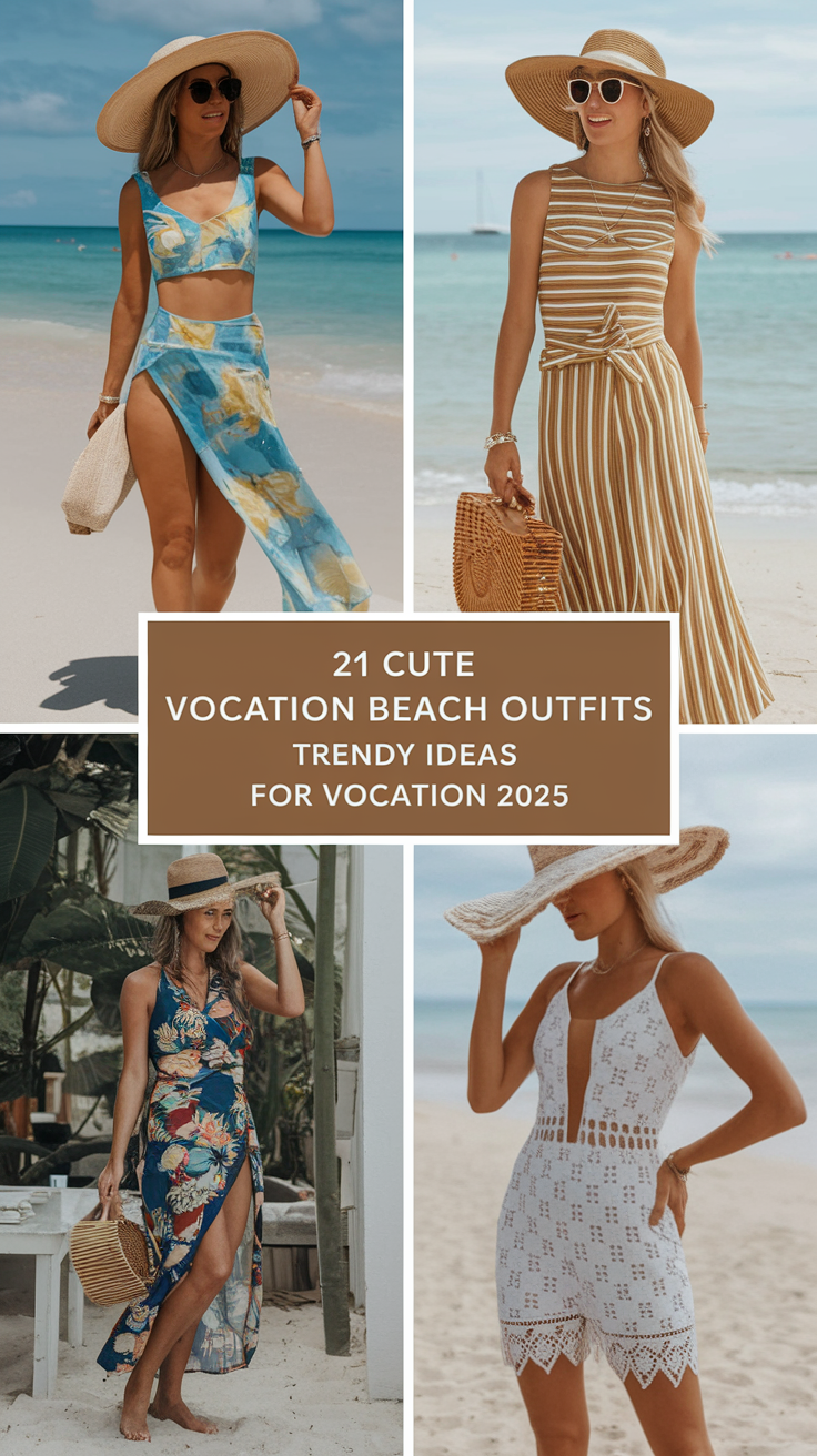 Cute Vacation Beach Outfits - 21 Trendy Ideas for Vacation 2025