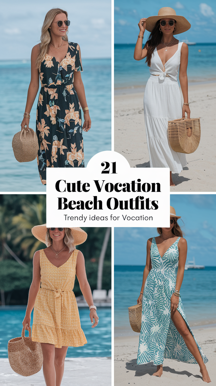 Cute Vacation Beach Outfits - 21 Trendy Ideas for Vacation 2025