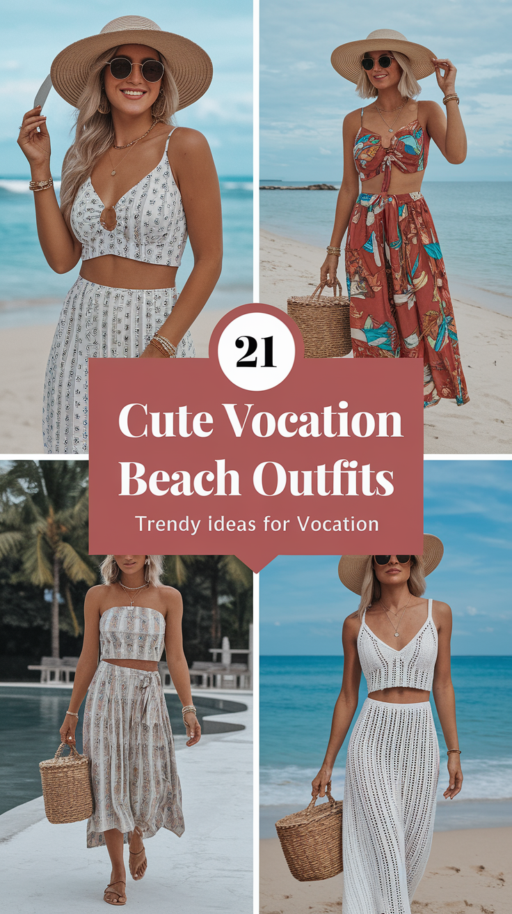 Cute Vacation Beach Outfits - 21 Trendy Ideas for Vacation 2025