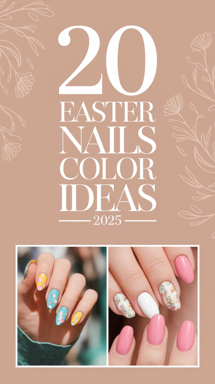 20 Easter Nails Color Ideas 2025 – Trendy Pastel & Spring Designs