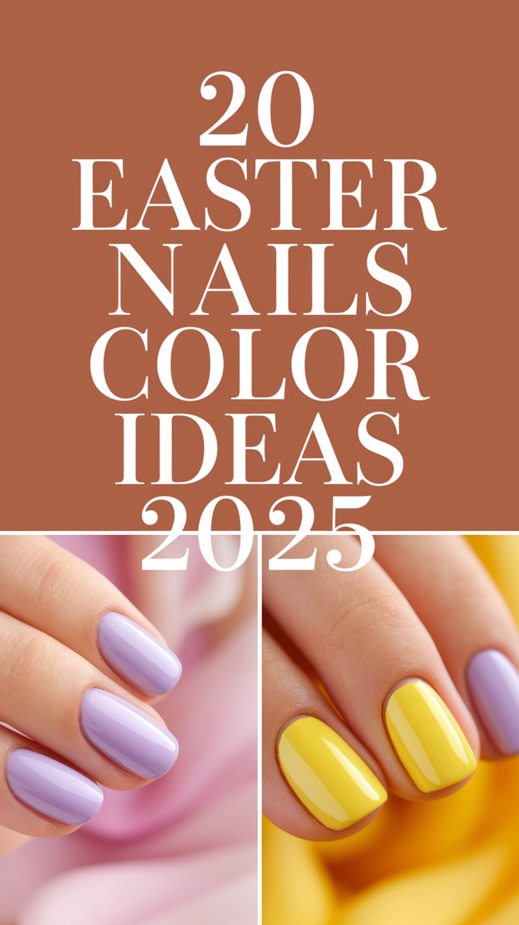 20 Easter Nails Color Ideas 2025 – Trendy Pastel & Spring Designs