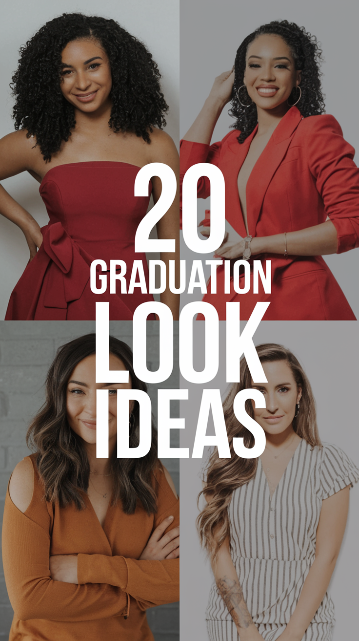 Graduation Look 20 Ideas 2025: Stylish & Timeless Outfits for Your Big Day