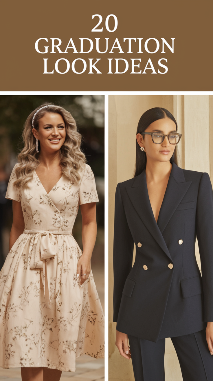 Graduation Look 20 Ideas 2025: Stylish & Timeless Outfits for Your Big Day