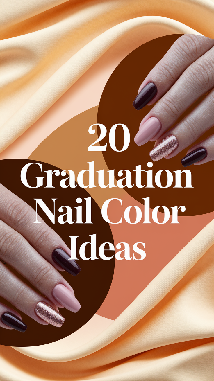 20 Graduation Nail Color Ideas 2025 – Cute & Trendy Polish for College