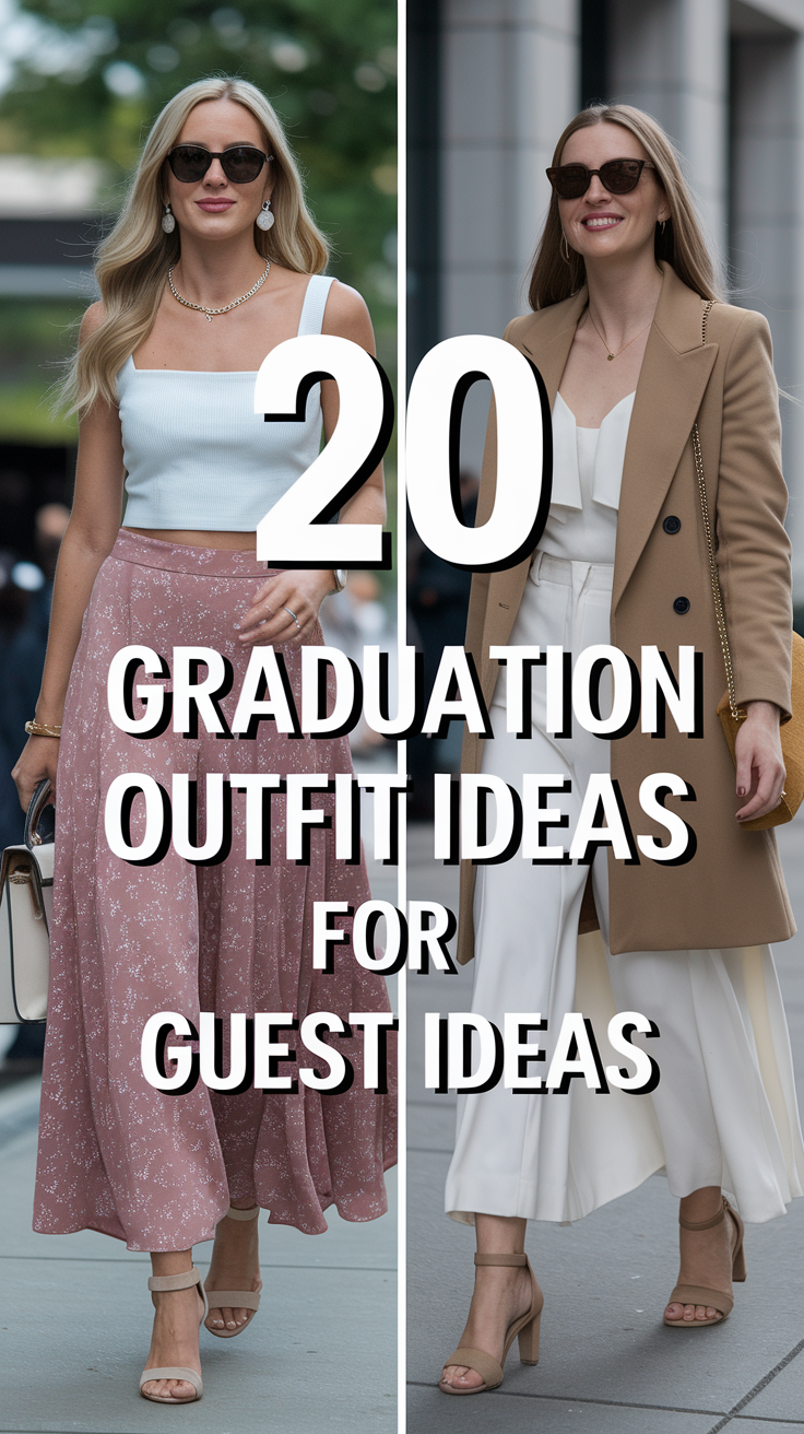 20 Graduation Outfit Ideas for Guests 2025 – Classy, Casual, and Trendy Styles