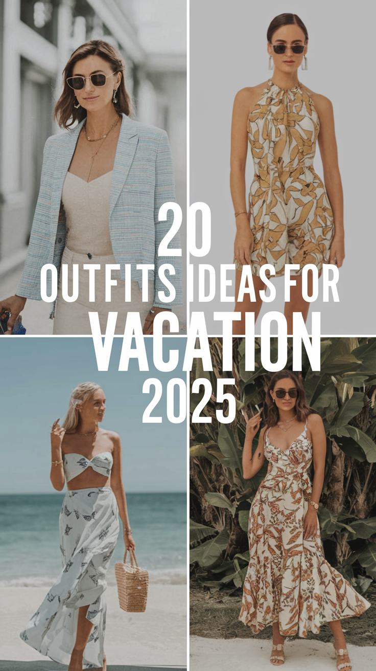 20 Outfits Ideas for Vacation 2025