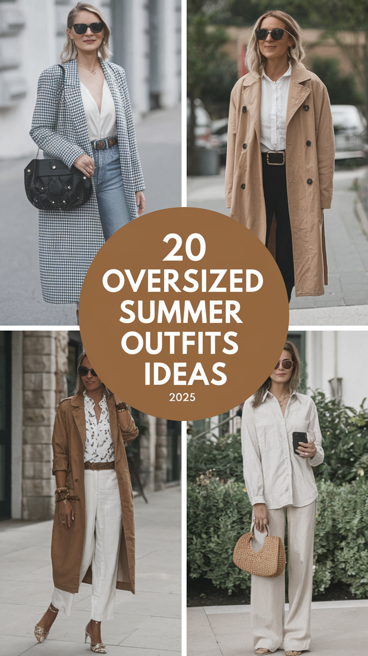 20 Oversized Summer Outfits Ideas 2025: Embrace the Comfy Aesthetic